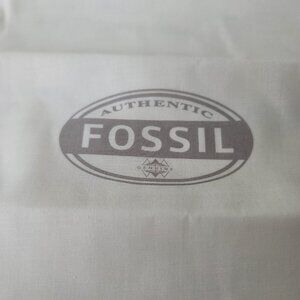 Fossil and Cynthia Rowley Cloth Drawstring Dust Cover Storage Bag Appx 18 X18”